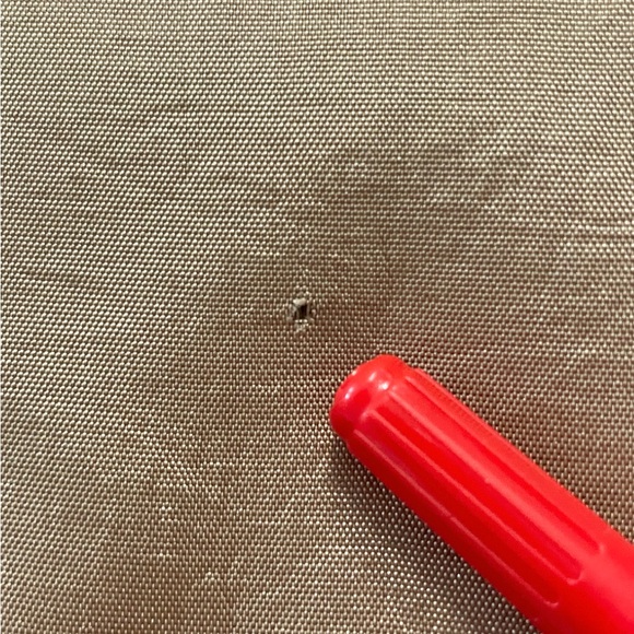 Vintage MJ Seattle Tan Faux Suede Half Sleeve Jacket Women’s Small Made in USA - Picture 12 of 12